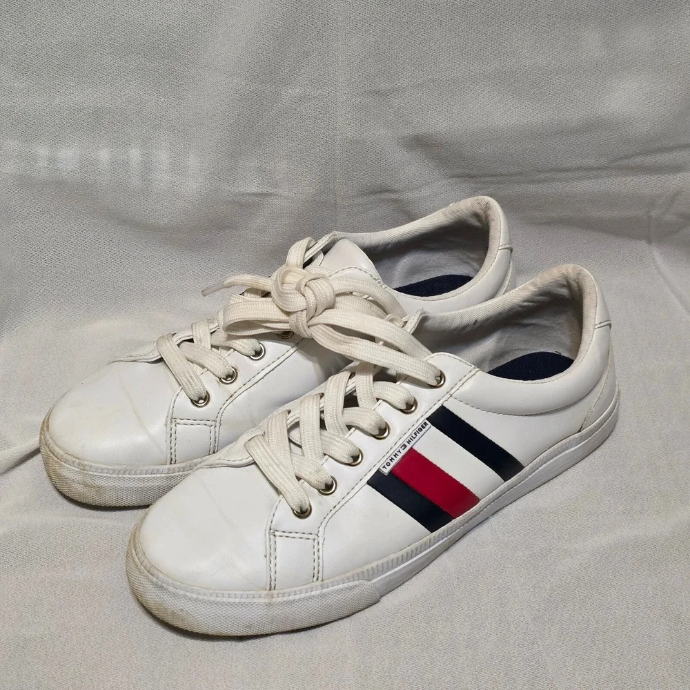Tommy Hilfiger Twilightz Womens Shoes Size‎ 7 M Sneakers White Lace Up/Low Top